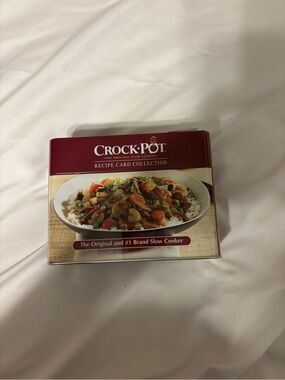 Crock-Pot Recipe Card Collection Tin Sealed 76 Recipe Cards